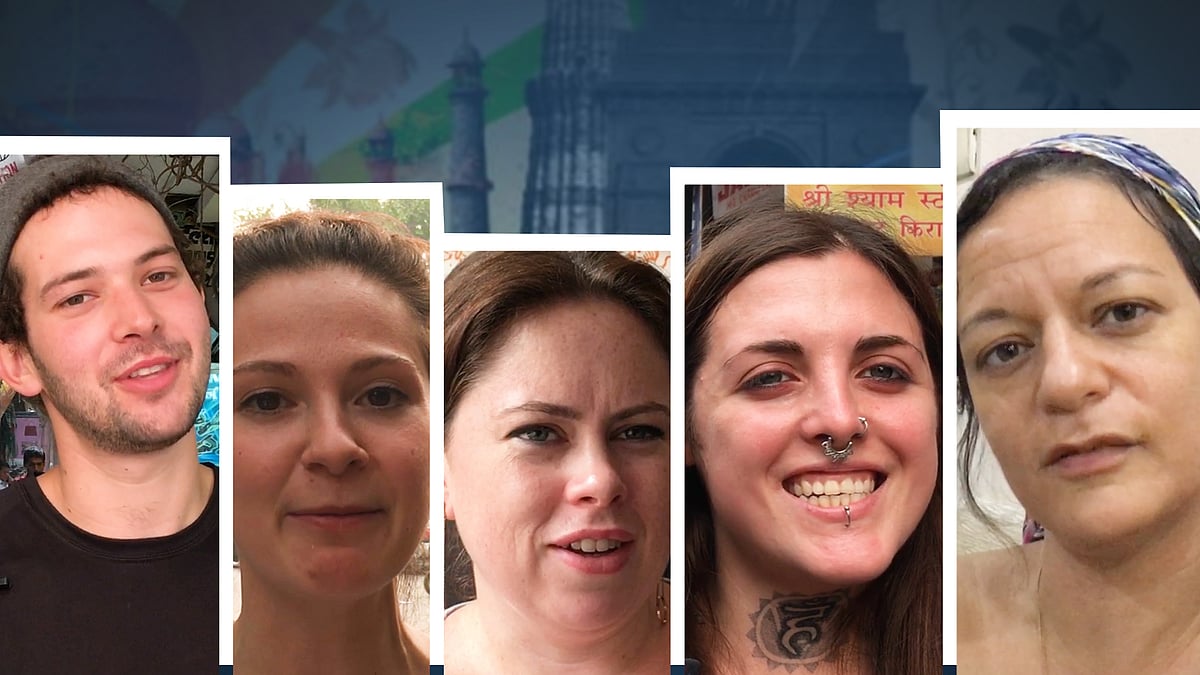 Foreign backpackers share their experiences in the streets of India.