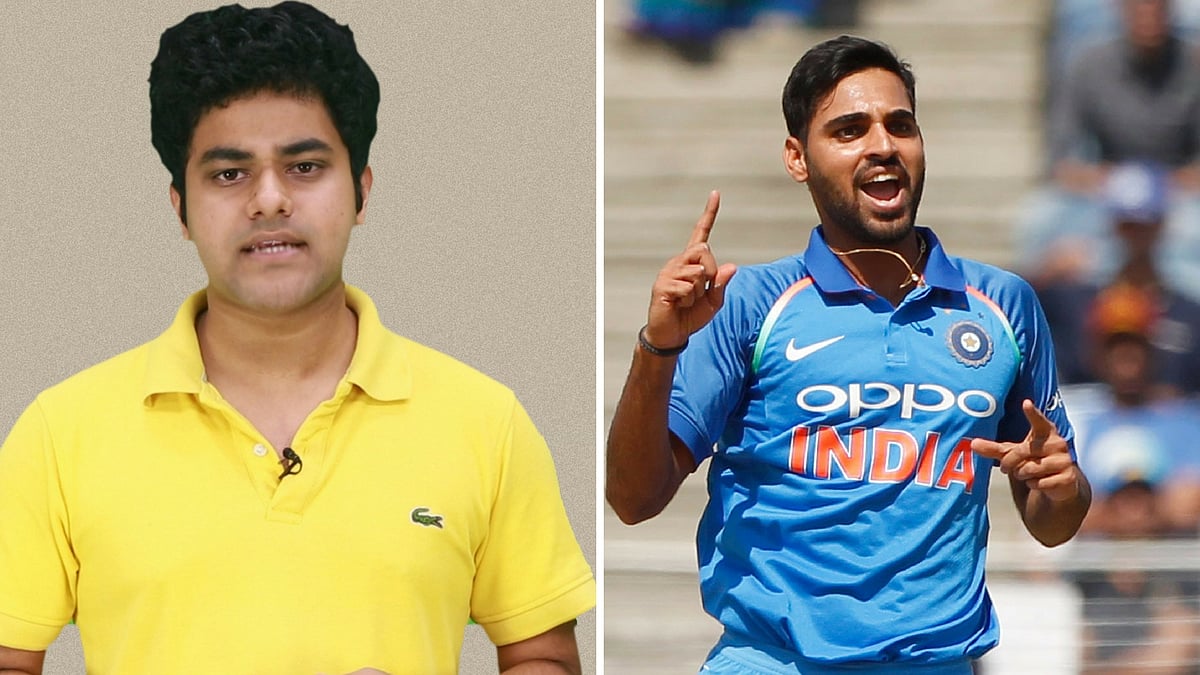 File photo of Bhuvneshwar Kumar (R)