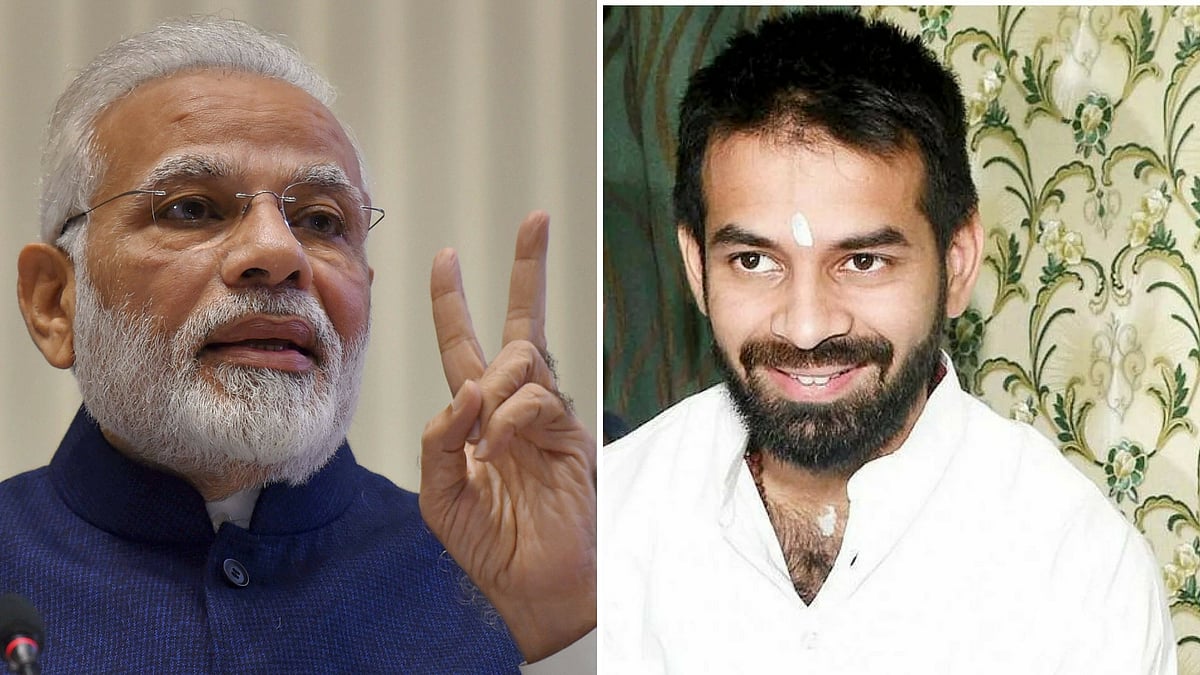 Lalu Pratap Yadav’s son Tej Pratap Yadav threatens to skin Modi after Centre downgraded Lalu’s security.