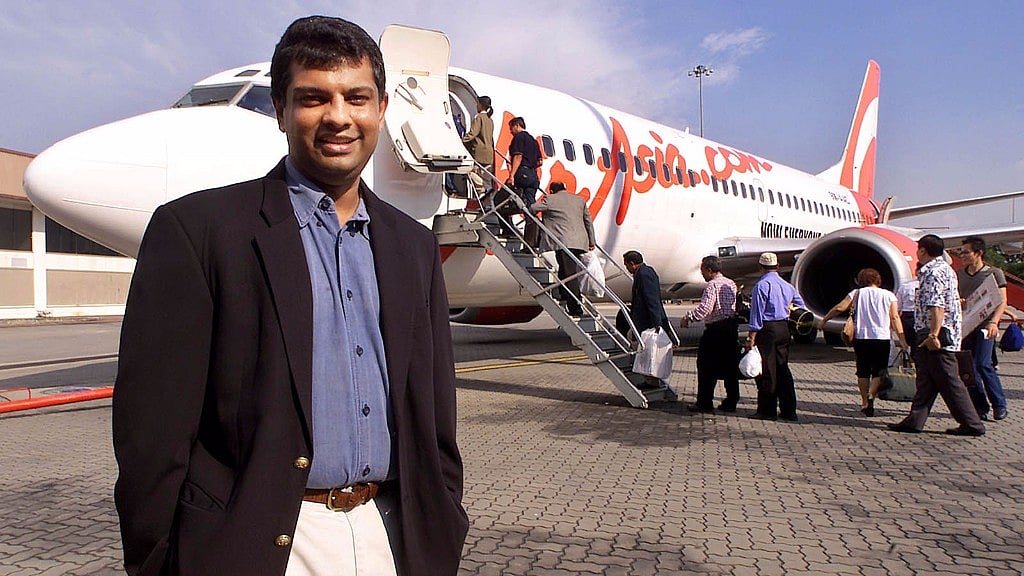 Tony with Boeing 737 on the runway.