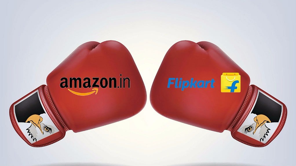 RedSeer survey shows both Amazon India and Flipkart as neck and neck.
