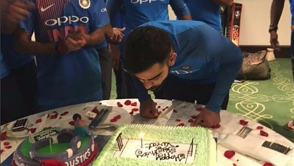 Complete with a cake-cutting ritual, the Kohli’s 29th birthday celebrations saw enough fanfare in the dressing room.
