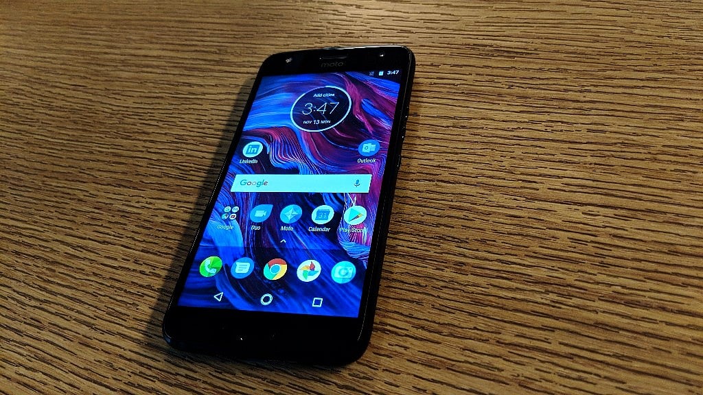 Moto X4 from Motorola with dual rear cameras.&nbsp;