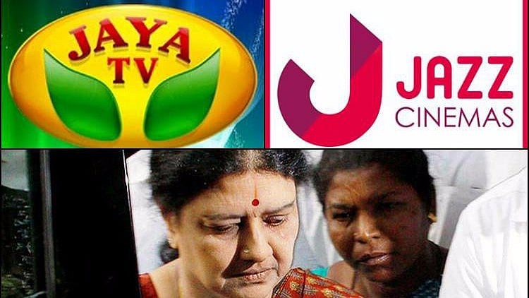 I-T raids conducted at the offices of Sasikala-associated businesses.