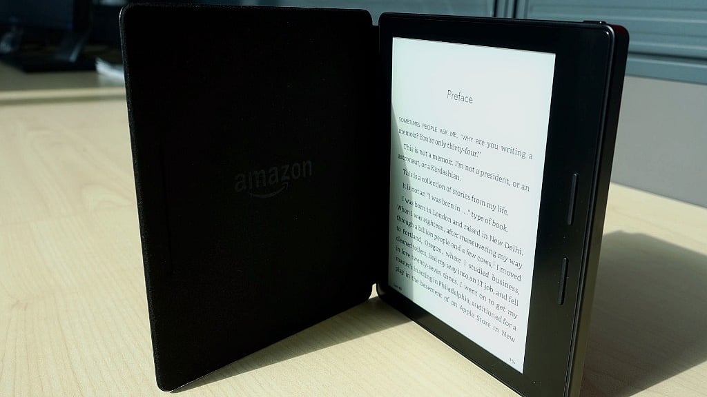 Amazon Kindle Oasis e-reader. 