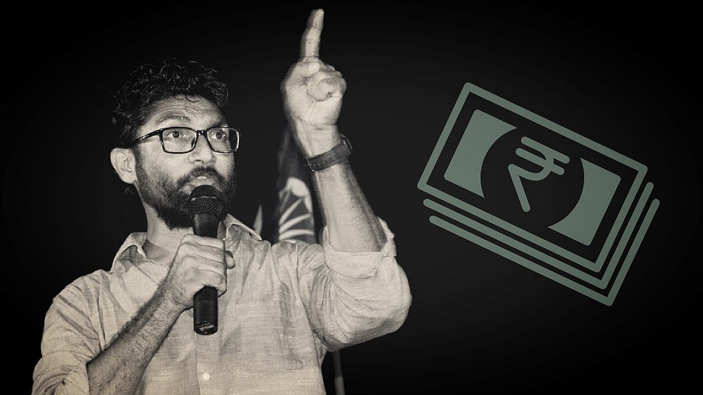 Mevani’s crusade got a boost with author Arundhati Roy contributing Rs 3,00,000 towards his campaign, on Thursday.