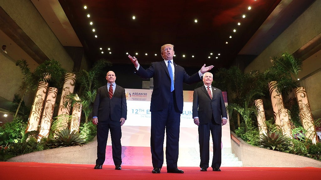 Donald Trump at the East Asia Summit. 