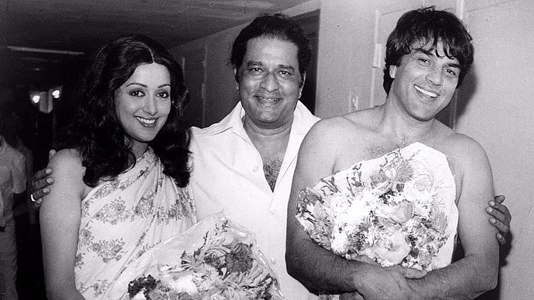 Bollywood’s golden couple, Hema Malini and Dharmendra.