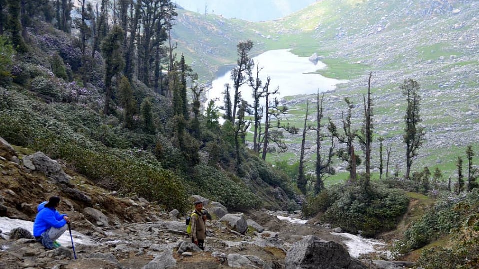 The picturesque Kareri Lake captured by a visitor. 