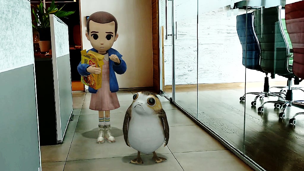 <i>Stranger Things</i> AR stickers come to Pixel and Pixel 2. 