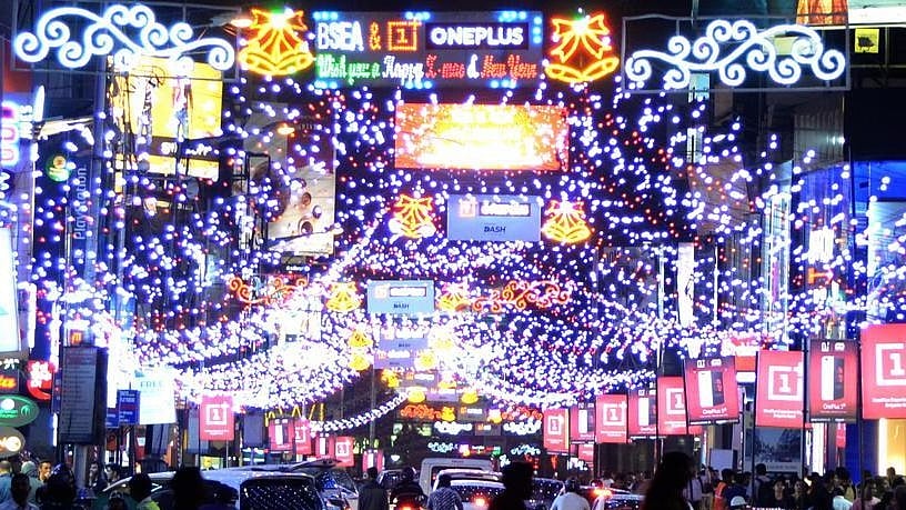 Brigade Road in Bengaluru has been hub of New Year’s Eve Celebrations every year. 