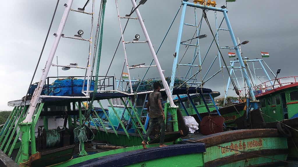 Steel boats have replaced the conventional wooden boats post tsunami.