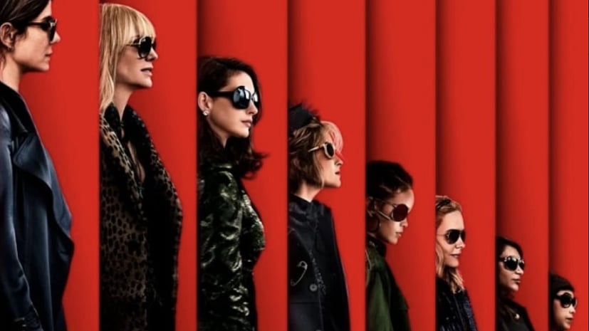 Movie poster of Ocean’s 8 film.