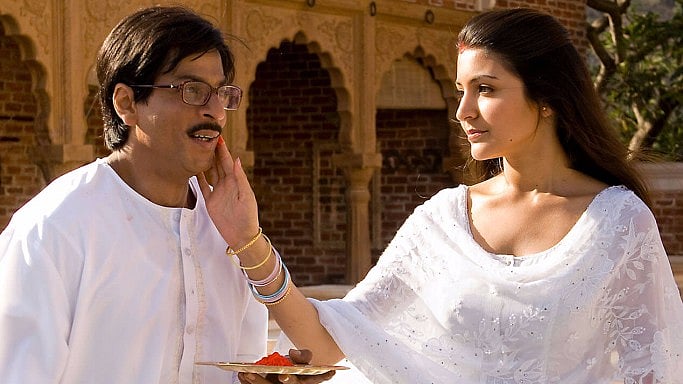Anushka Sharma in her debut film <i>Rab Ne Bana Di Jodi </i>with Shah Rukh Khan.