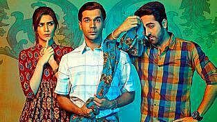 Ayushmann Khurrana, Rajkummar Rao and Kriti Sanon in <i>Bareilly Ki Barfi</i>. 