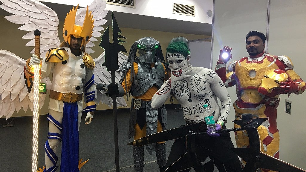 The cosplayers added a splash of colour to Comic Con with their quirky avatars.