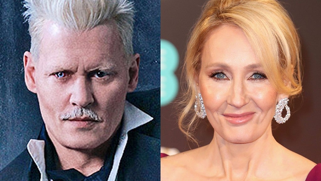 J.K. Rowling stands by Warner Bros. decision to cast Johnny Depp in the <i>Fantastic Beasts</i> sequel.