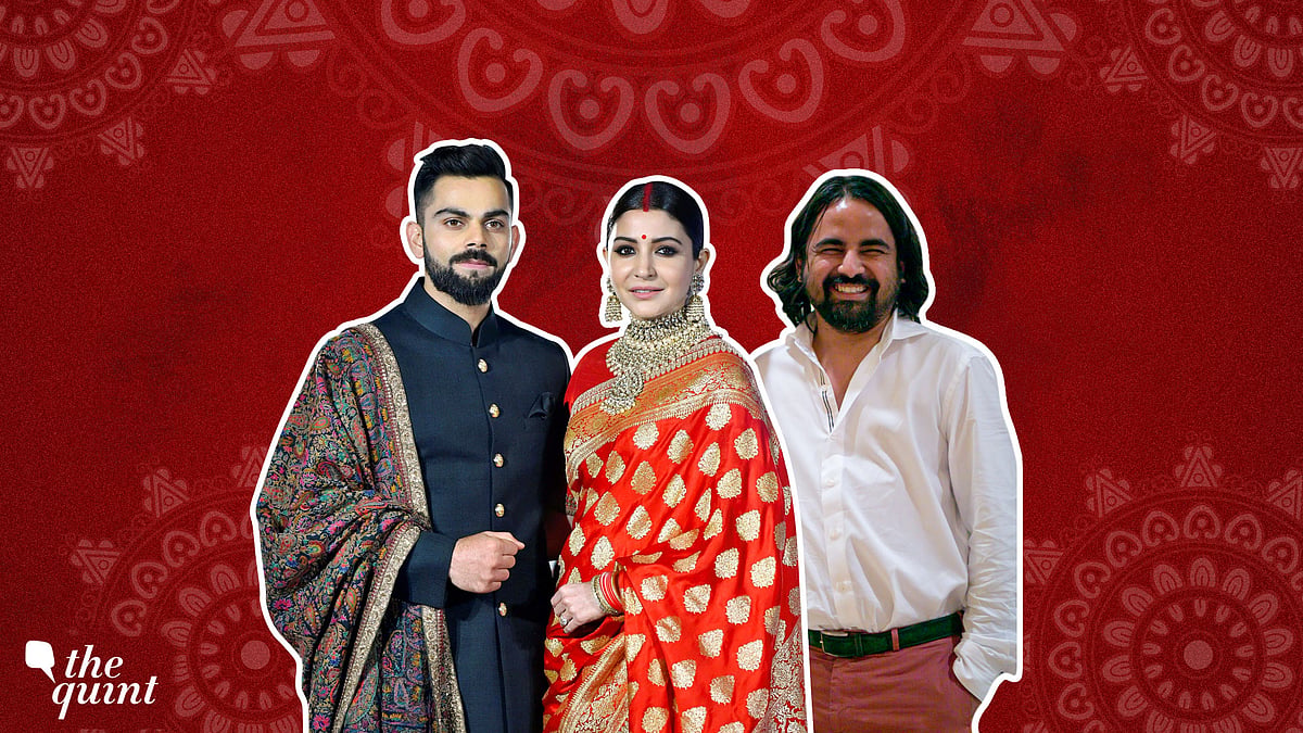 I am not entirely impressed with Virushka’s <i>Sabyasachi</i> attire.