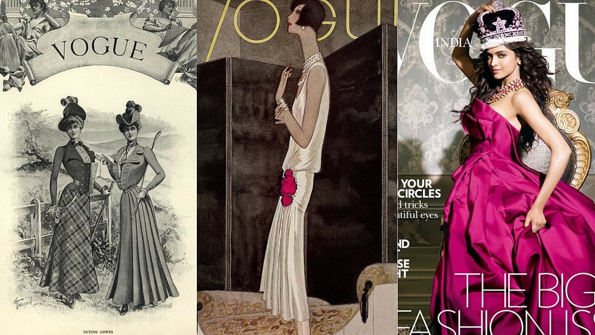 Between then and now, ‘Vogue’ has changed many colours and covers.
