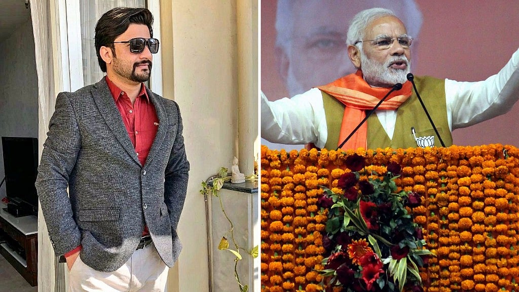 Salman Nizami and Narendra Modi.&nbsp;