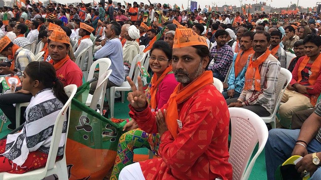 The attendance in Modi’s Bhavnagar rally was much higher than expected.