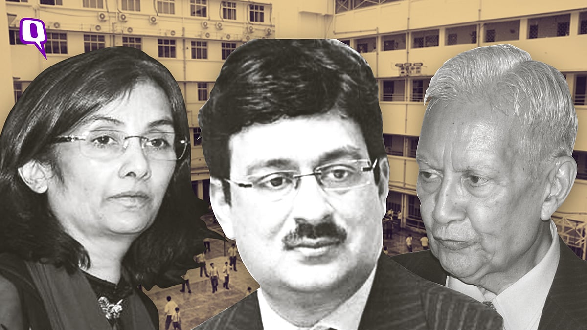 (Left to right) Manjushree Khaitan, Harsh Lodha and Basant Kumar Birla.