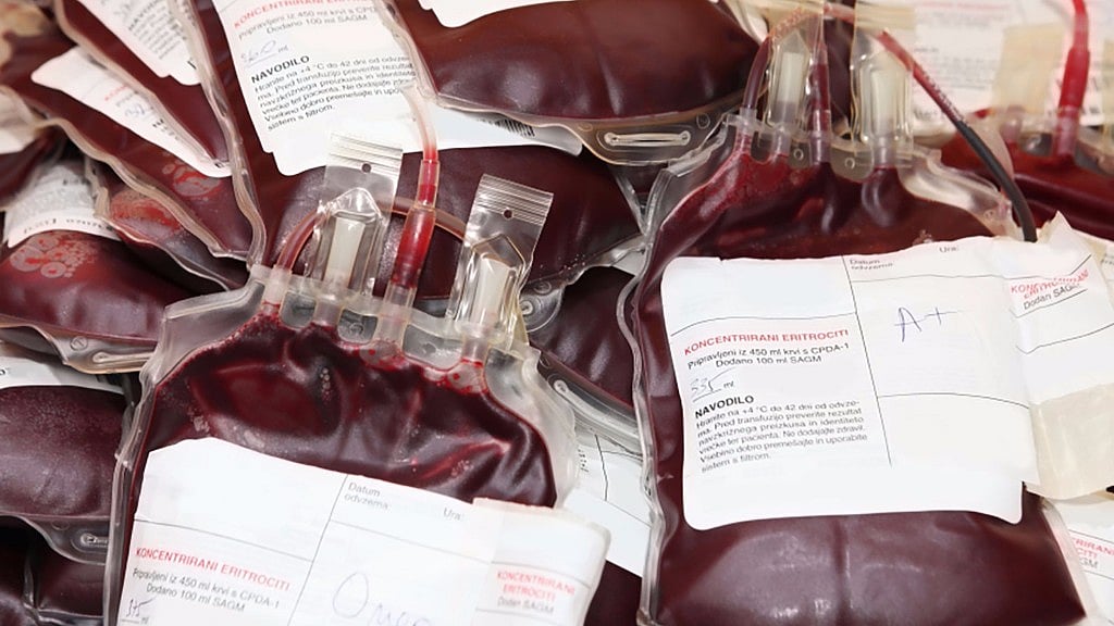 Representational image of blood bags. 