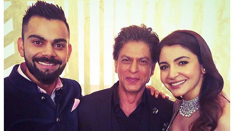 Shah Rukh Khan at Viruskha’s wedding reception in Mumbai.