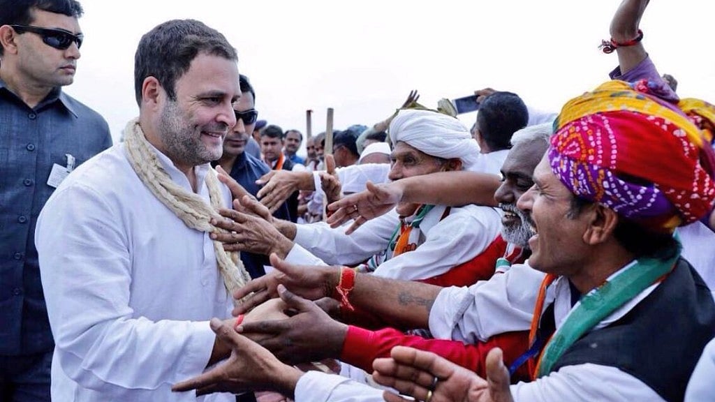 Rahul Gandhi studiedly avoided any contentious topic and personal jibes against Modi.
