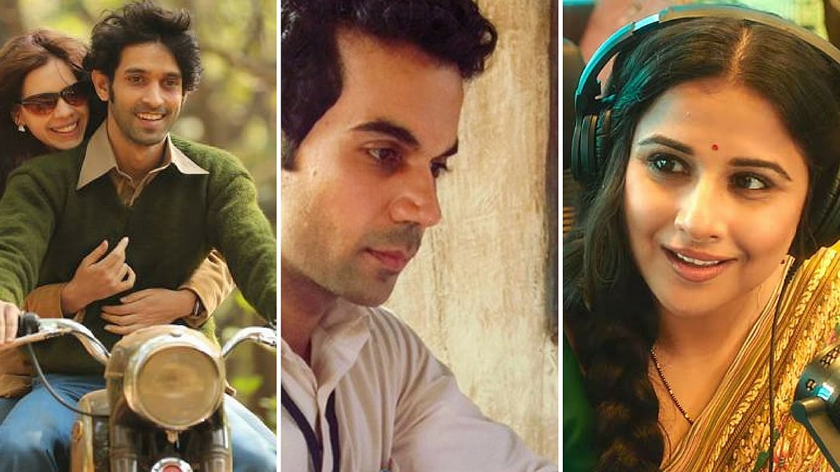 Stills from Konkana Sen Sharma’s ‘Death in the Gunj’, ‘Newton’ and ‘Tumhari Sulu’.