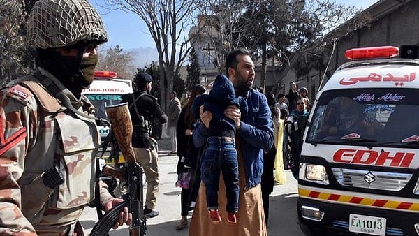 File image of blast in Quetta.