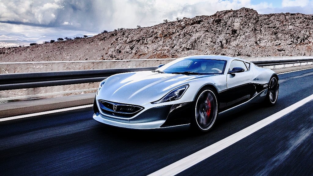 Rimac Concept One electric supercar.