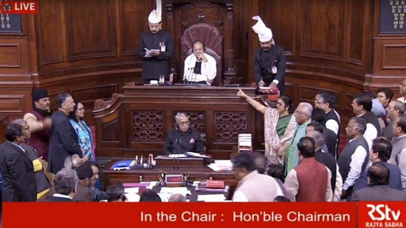 The opposition cornered the BJP on Anantkumar Hegde’s remark on secularism.
