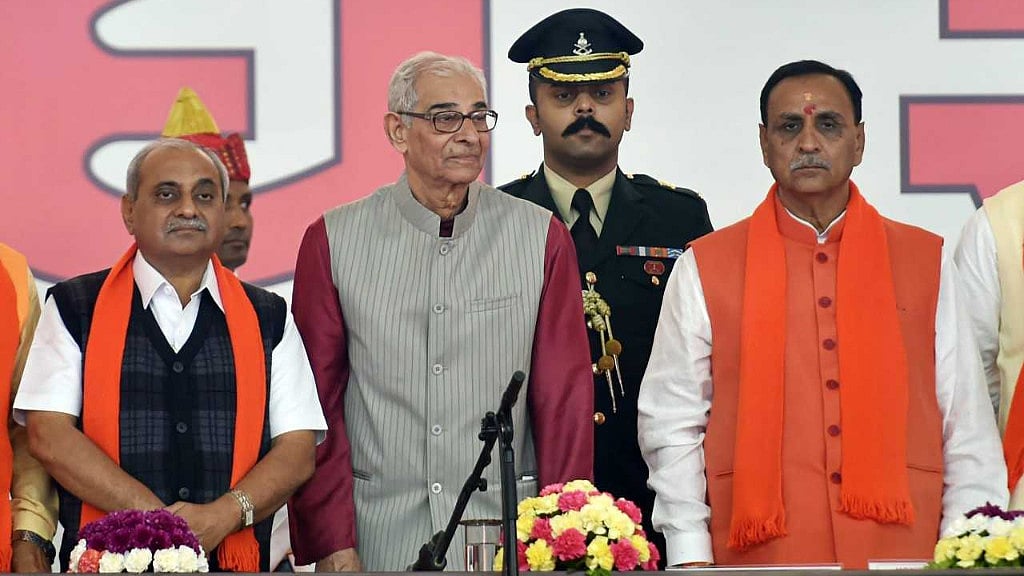 Nitin Patel and Vijay Rupani. 
