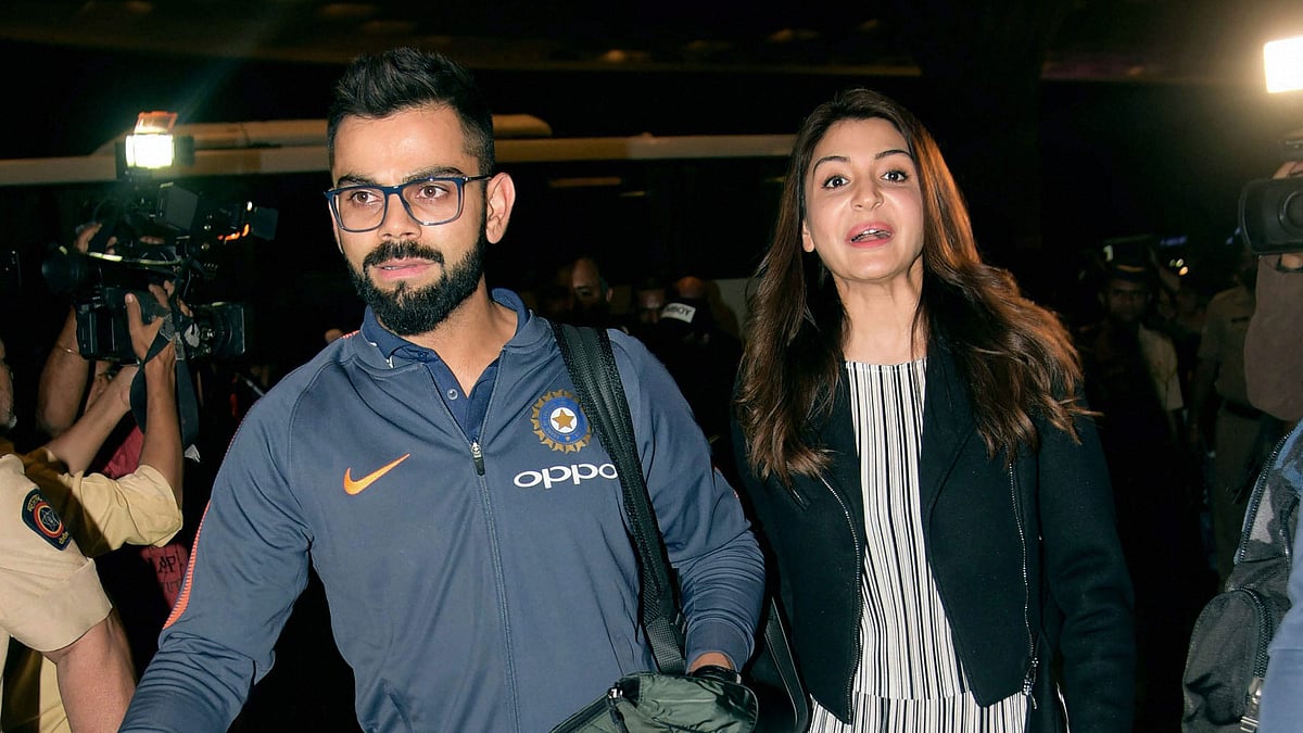 Virat Kohli and Anushka Sharma arrive in Cape Town.