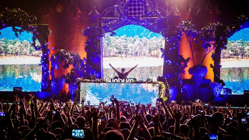 Representation Image of the Sunburn Festival in Goa.