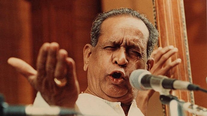 Pandit Bhimsen Joshi, the exponent of the Kirana Gharana.