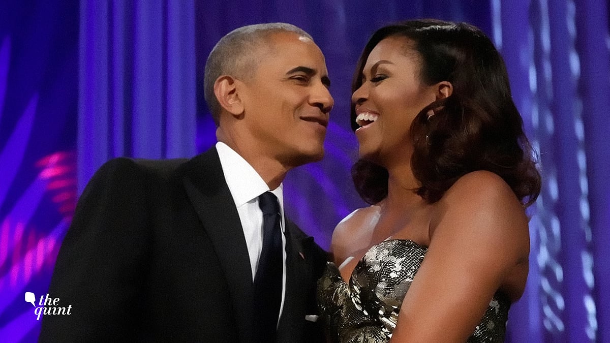 Barack and Michelle Obama have never shied away from PDA.