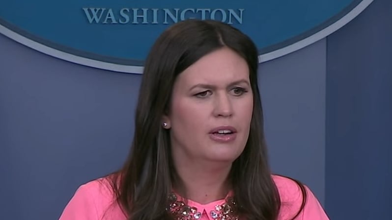 White House Press Secretary Sarah Sanders. 