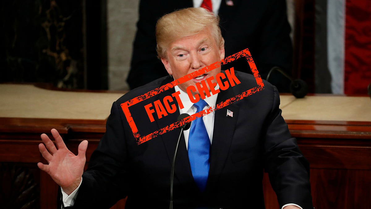 A file photo of US President Donald Trump.