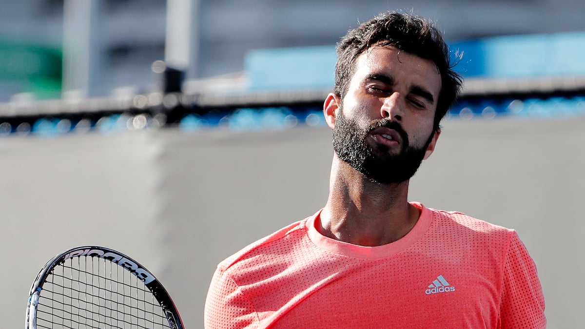 India’s Yuki Bhambri reacts to a lost point at the Australian Open earlier this year. Image used for representational purpose.