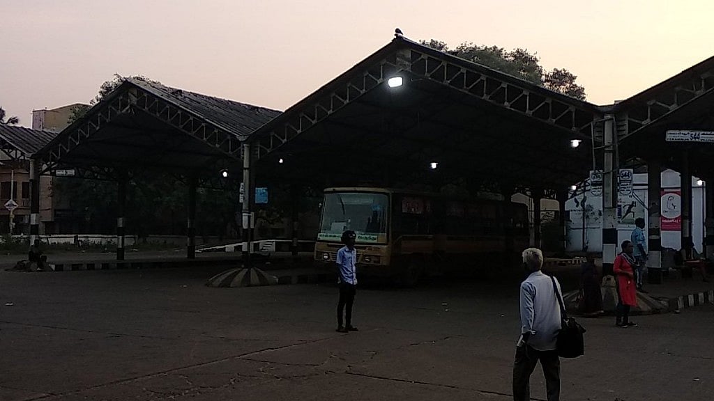 The strike began in the evening and as people were unaware of it, several were stranded in bus depots.