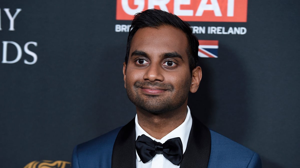 A file photo of Aziz Ansari as he arrives at the BAFTA Los Angeles Britannia Awards