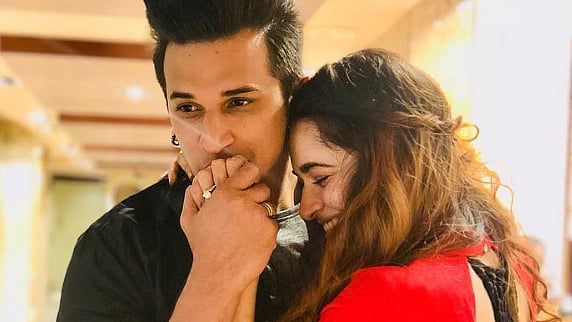 TV couple Prince Narula and Yuvika Chaudhary get engaged.