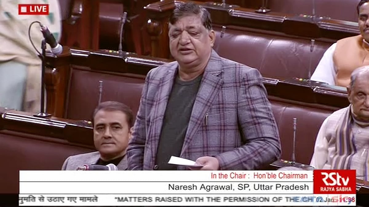 “All major media groups are only reporting in favour of the government,” Naresh Agrawal said.