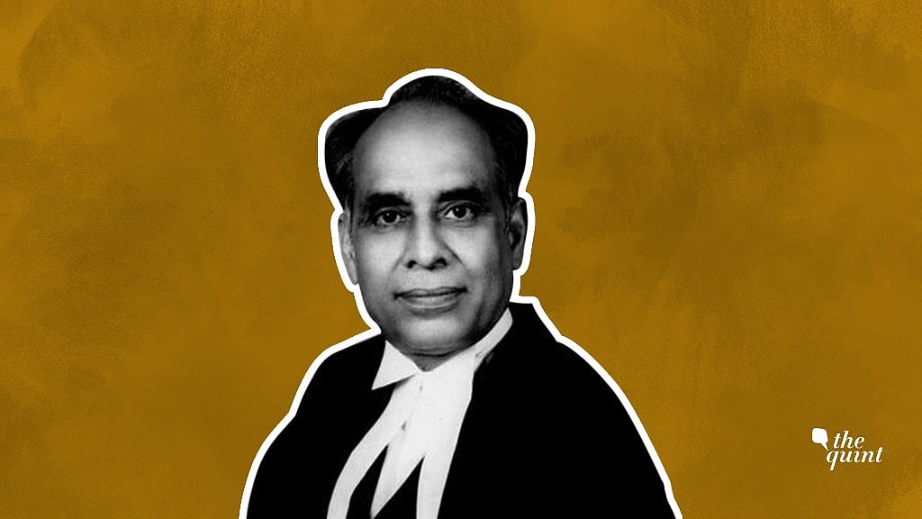 Justice HR Khanna.&nbsp;