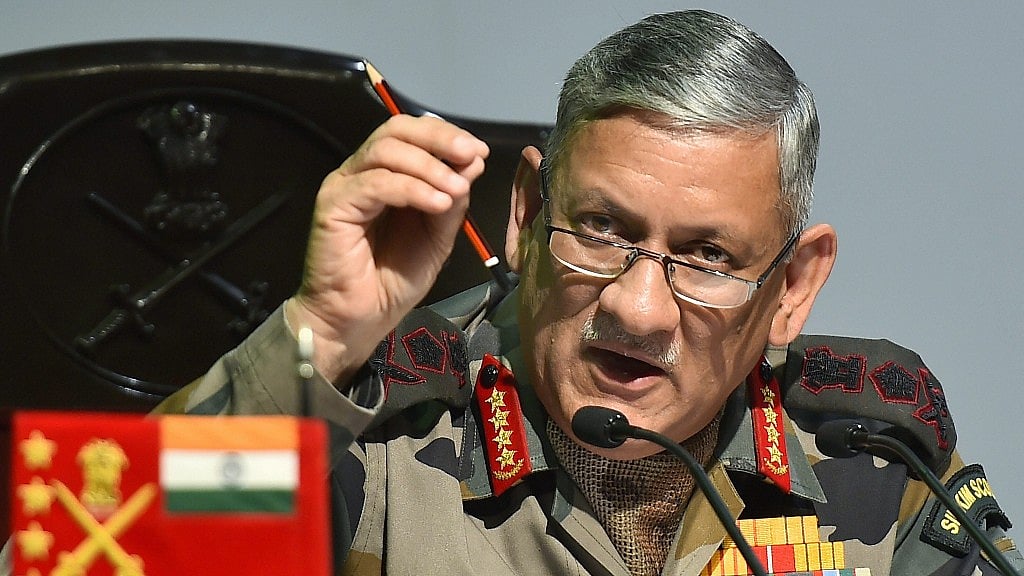 File photo of Indian Army Chief Bipin Rawat.