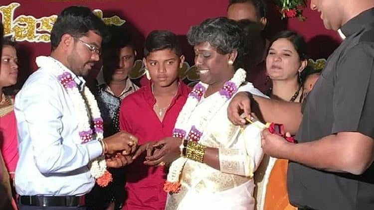 A photo from Akkai and Vasu’s wedding that took place in January 2017.