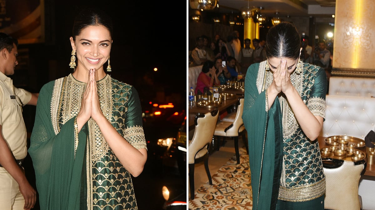 Deepika Padukone celebrates the release of <i>Padmaavat. </i>