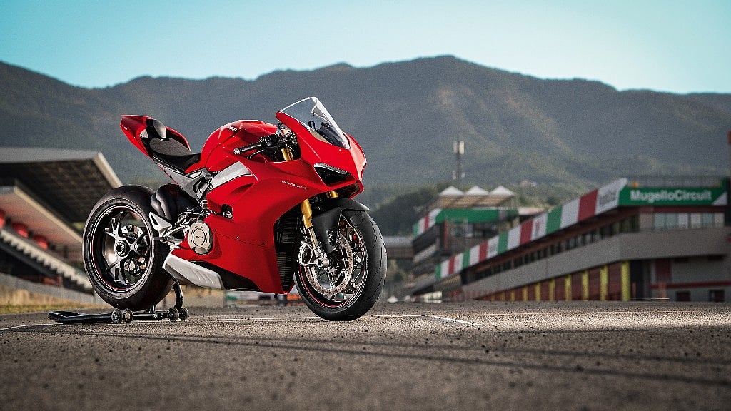 The new Panigale V4 is a power-packed bike tailor made for the track. 